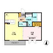 ﾛｲｼﾞｪﾝﾄﾊﾟｰｸｽ ﾚｲｸﾀｳﾝ Ⅲ Aの間取り画像