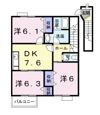 ベルフラワーⅢの間取り画像