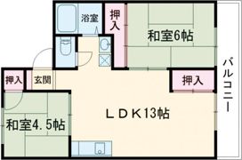スカイコーポの間取り画像