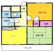 ヤマピカハイツin掛川の間取り画像