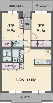 グリーングラスSの間取り画像