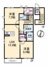 ボヌールⅡの間取り画像