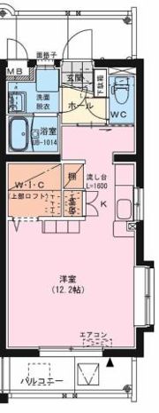 パラシオ末広の間取り画像