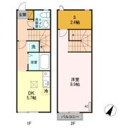 リースランドテクノ Dの間取り画像