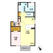 クラージュ Aの間取り画像