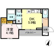 メルシー芙蓉10の間取り画像