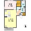 クレシエンド B棟の間取り画像