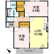 ハイツ谷中Iの間取り画像