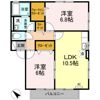 ハイツ谷中Iの間取り画像