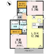 パーシモンズ A棟の間取り画像