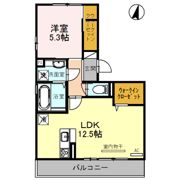 ヴェルジェ富の原Ⅱの間取り画像