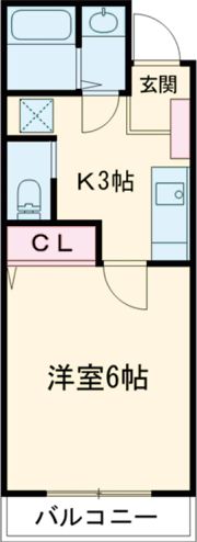 Fortujina E（フォルトゥジーナ 東）の間取り画像