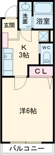 Fortujina E（フォルトゥジーナ 東）の間取り画像