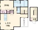 arbre桜井の間取り画像