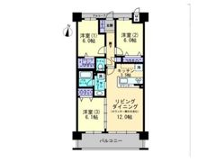 アルファステイツ福山駅東の間取り画像