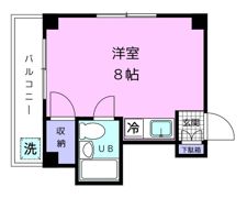コーポホワイト有家の間取り画像