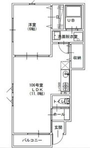 CITY福田町の間取り画像