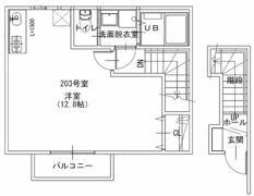 CITY福田町の間取り画像