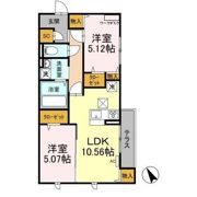 アンジュール新田の間取り画像