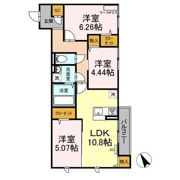 アンジュール新田の間取り画像