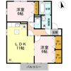 リビングタウン長岡 Aの間取り画像