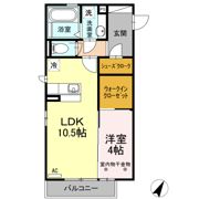 プランドールHAの間取り画像