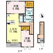 メゾンMINAMIの間取り画像