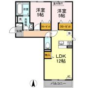 フルス吉備津の間取り画像