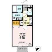 カサベルテ浜河内Ⅱの間取り画像