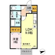 リビングタウン伏石 B棟の間取り画像