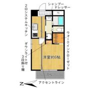 パークサイドアパートメンツ・パーソンズの間取り画像