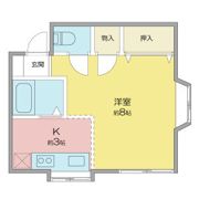 ハイツメルクールの間取り画像