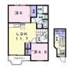 フェンテKの間取り画像