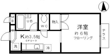 カーサヴェルデ国立の間取り画像