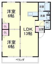 JOY TOWN城山Aの間取り画像