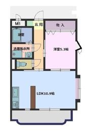 イーストヒルズ Cの間取り画像