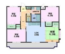 グランデル Cの間取り画像