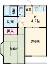 常陽テラスの間取り画像