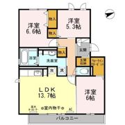セジュール NANAの間取り画像