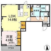 アンジュール坂下の間取り画像