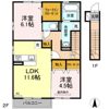 リヴェール南吉田 A棟の間取り画像