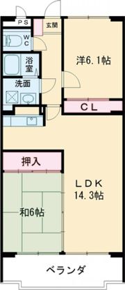 NH菰口の間取り画像