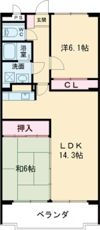 NH菰口の間取り画像
