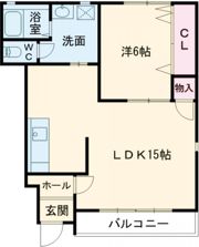 キャプリコーンエス A棟の間取り画像