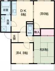 サンライズフジ C棟の間取り画像