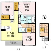D-room西浜Ⅱの間取り画像