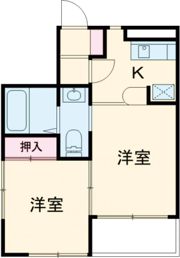 東マンション Ⅱの間取り画像