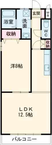 フォレストRの間取り画像