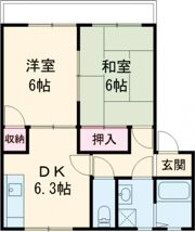 アーバンハイツ A棟の間取り画像
