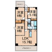 The West Oakの間取り画像